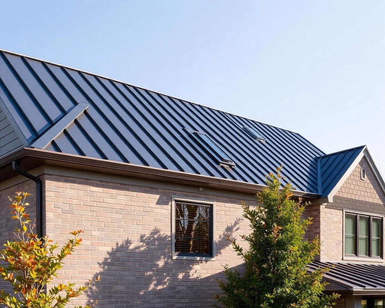Standing seam metal roof