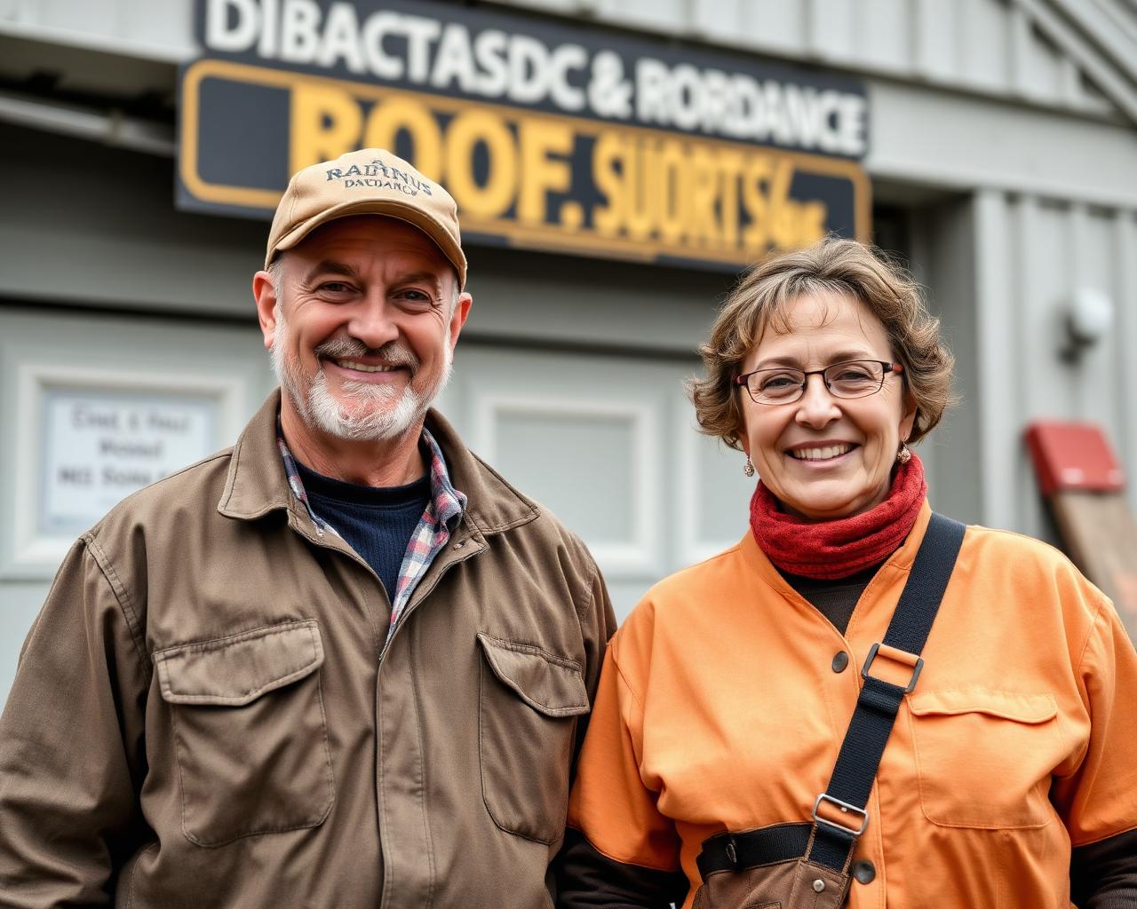 Dan and Angie Rank of Boyd Roofing
